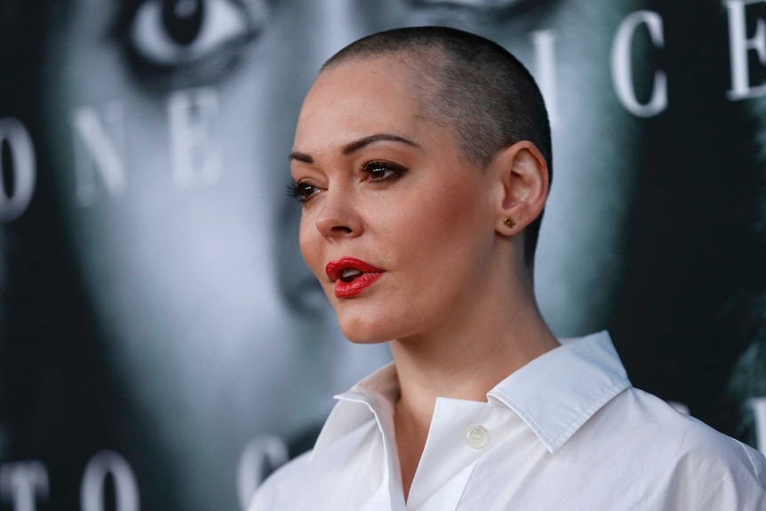 Rose McGowan at the premiere of Confirmation