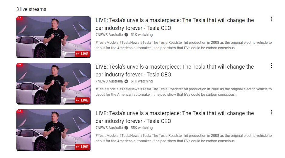 Channel Seven investigating after YouTube page replaced with looping ...