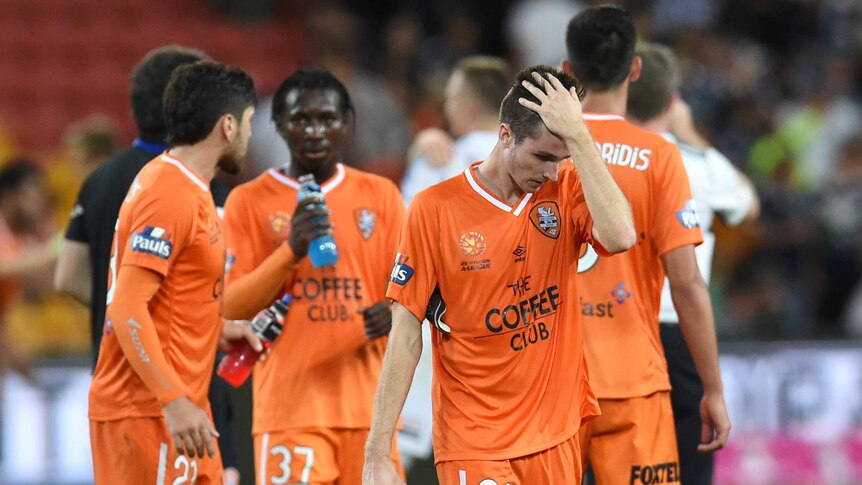 Roar players react to loss to Melbourne Victory
