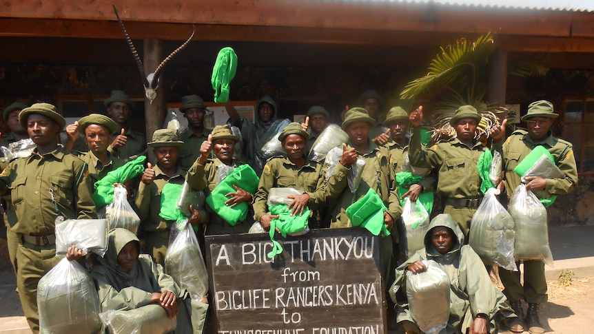 Kenyan rangers thank Green Line for support