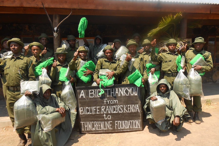 Kenyan rangers thank Green Line for support