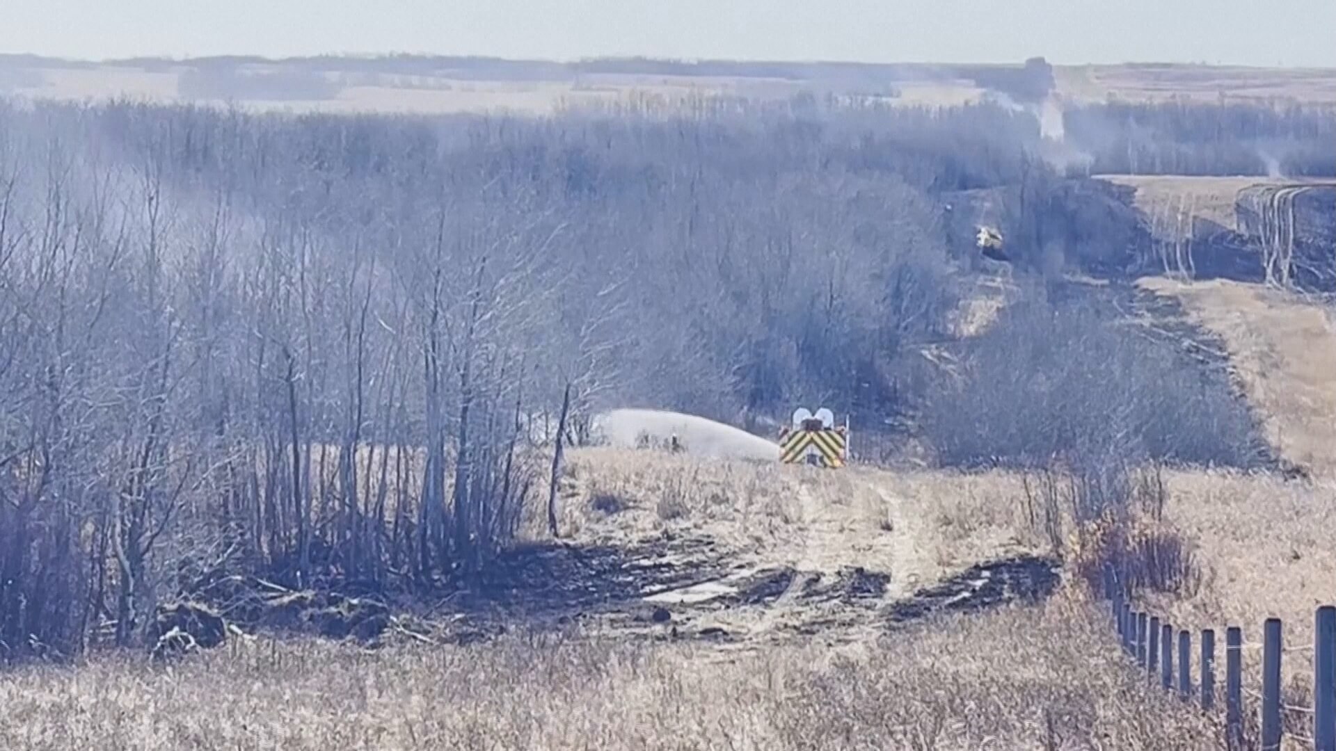 Aftermath of deadly blaze at Canadian army base - ABC News
