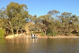 An irrigation pump on the River Murray in Renmark