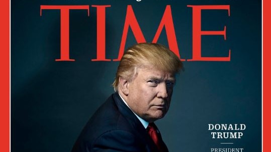 Donald Trump on the cover of Time Magazine