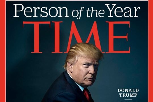 Donald Trump on the cover of Time Magazine