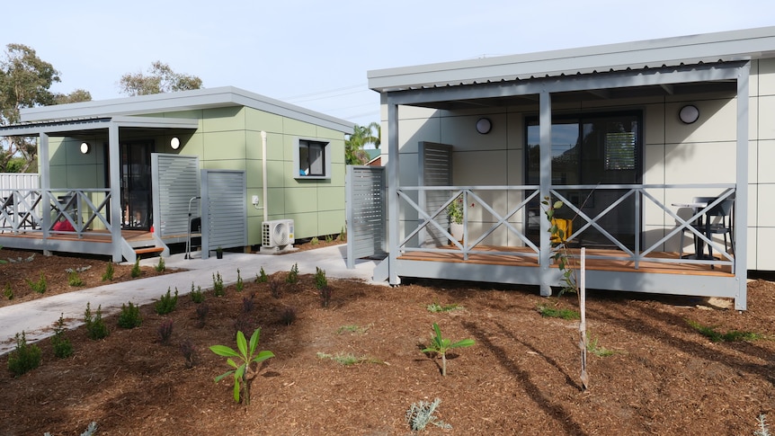 Two newly built tiny houses in Bunbury