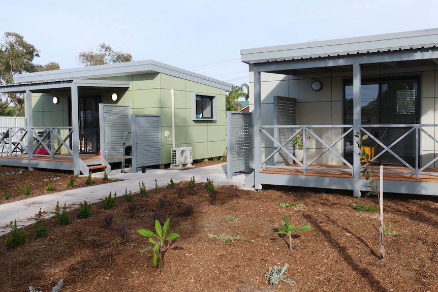 Two newly built tiny houses in Bunbury