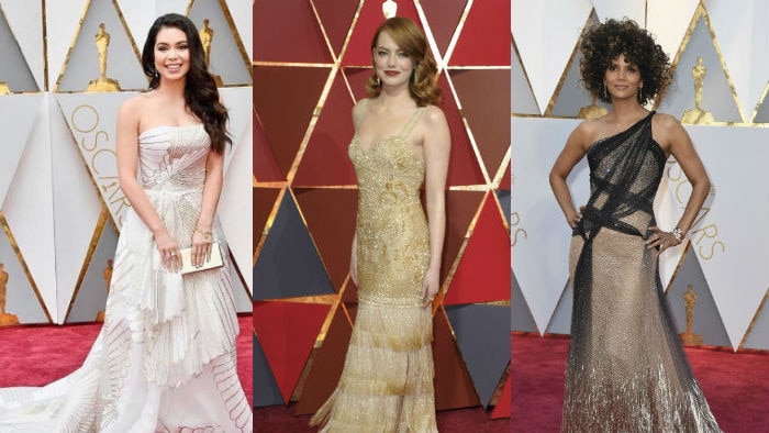 Aulii Cravalho, Emma Stone and Halle Berry on the Oscars red carpet
