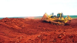 Bauxite mining in Arnhem Land