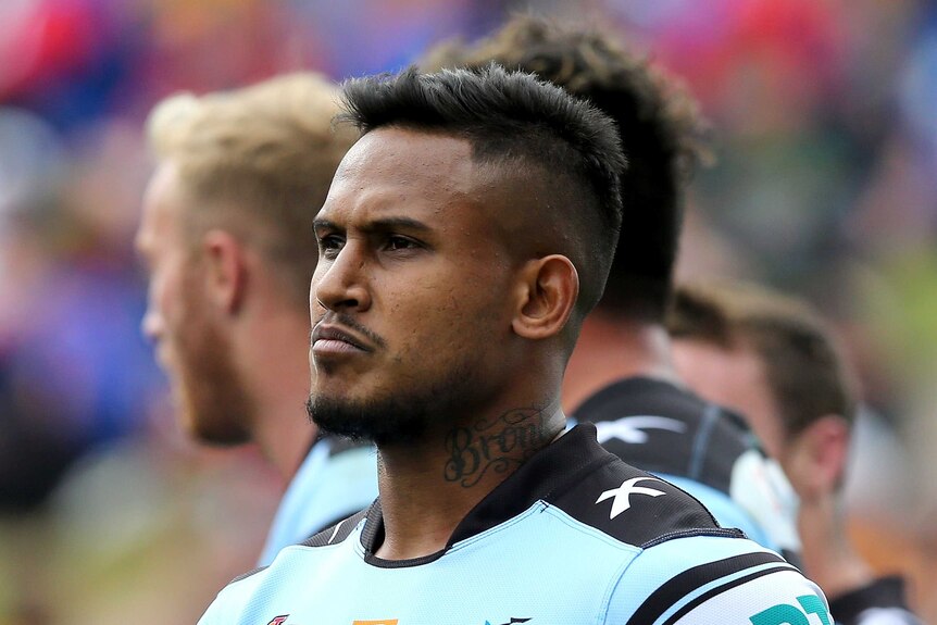 Ben Barba looks on as the Sharks hammer the Knights