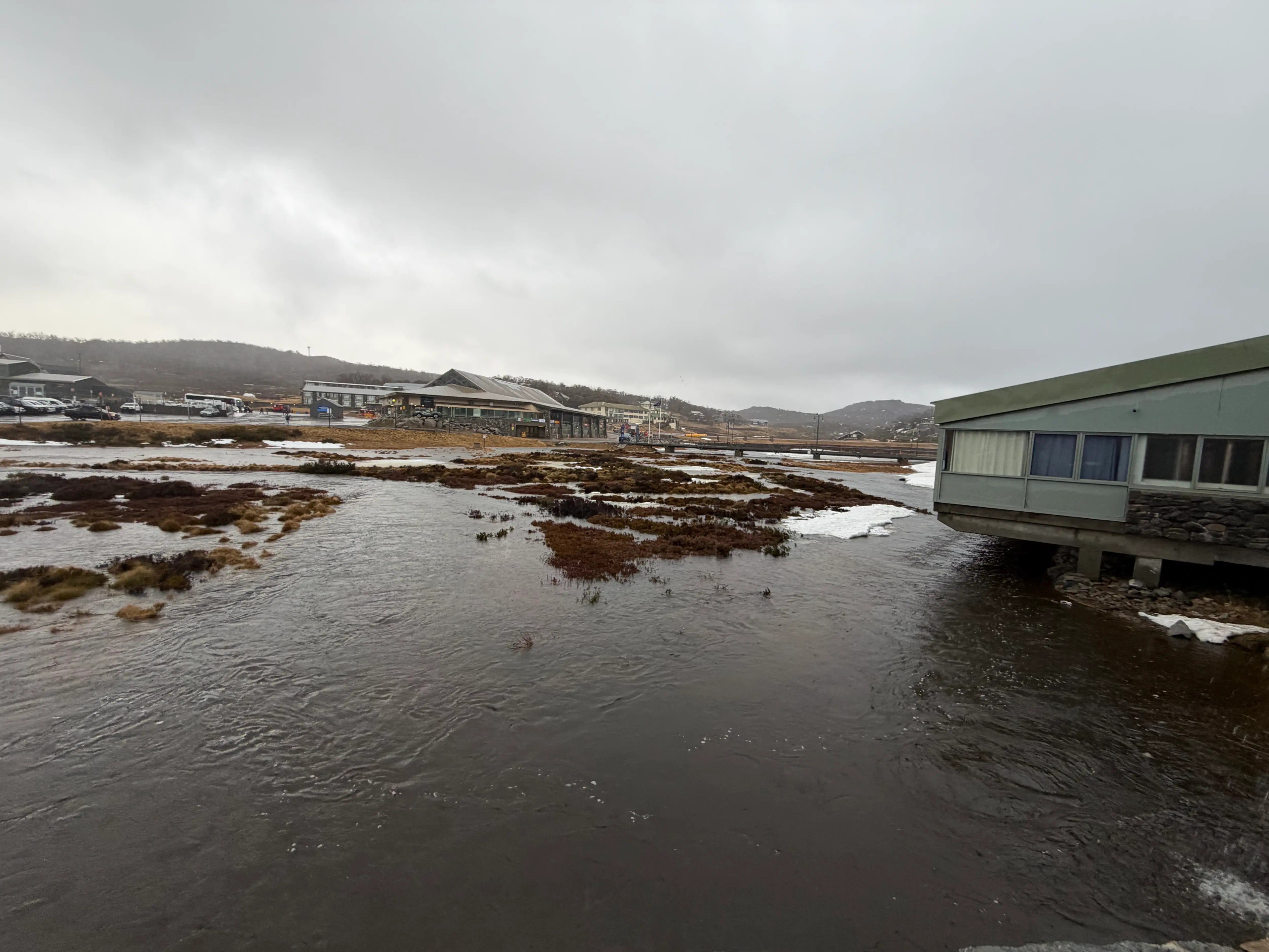 A melting event at Perisher Creek.