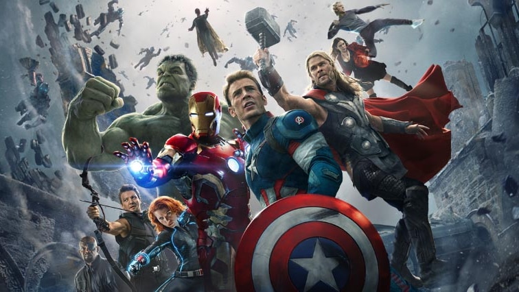 Avengers: Age of Ultron movie poster with Captain America, Iron Man, Thor, Hulk and the rest of the cast