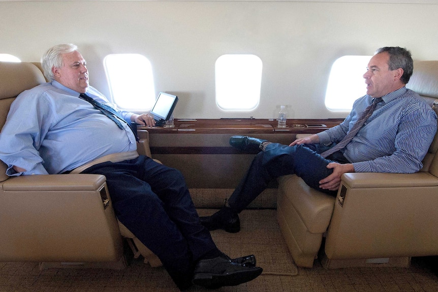 Clive Palmer chats with Andrew Crook