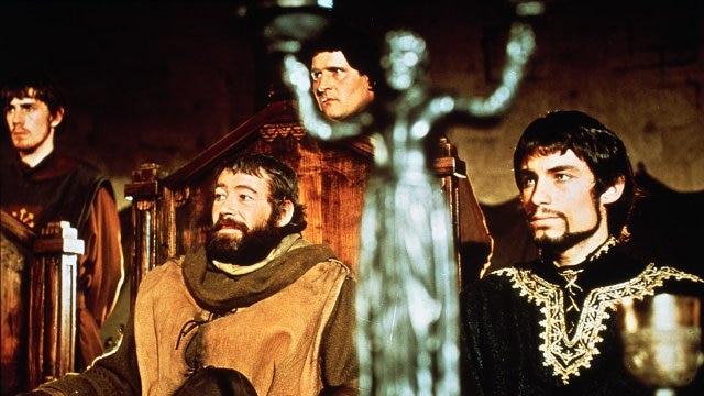 Peter O'Toole and Timothy Dalton in The Lion in Winter.