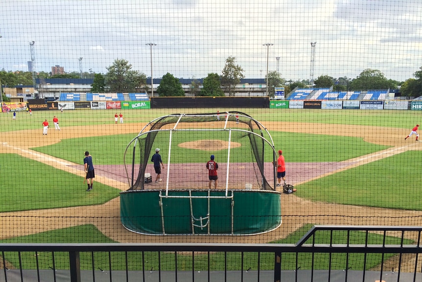 Bleachers on the outer edge of the fields will enable more than 4,000 fans to watch the Brisbane Bandits play.