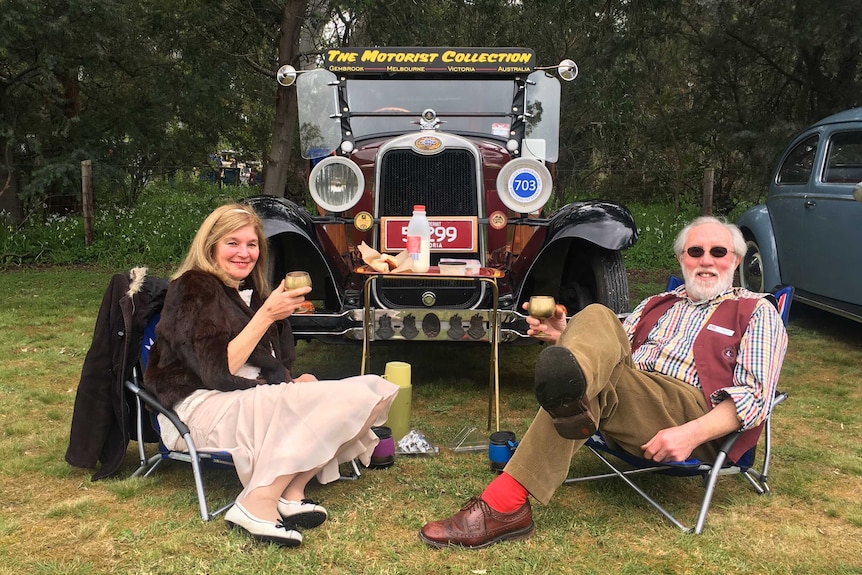 Enthusiasts at the Bay to Birdwood