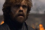 Tyrion looks shocked as he stares out at King's Landing.