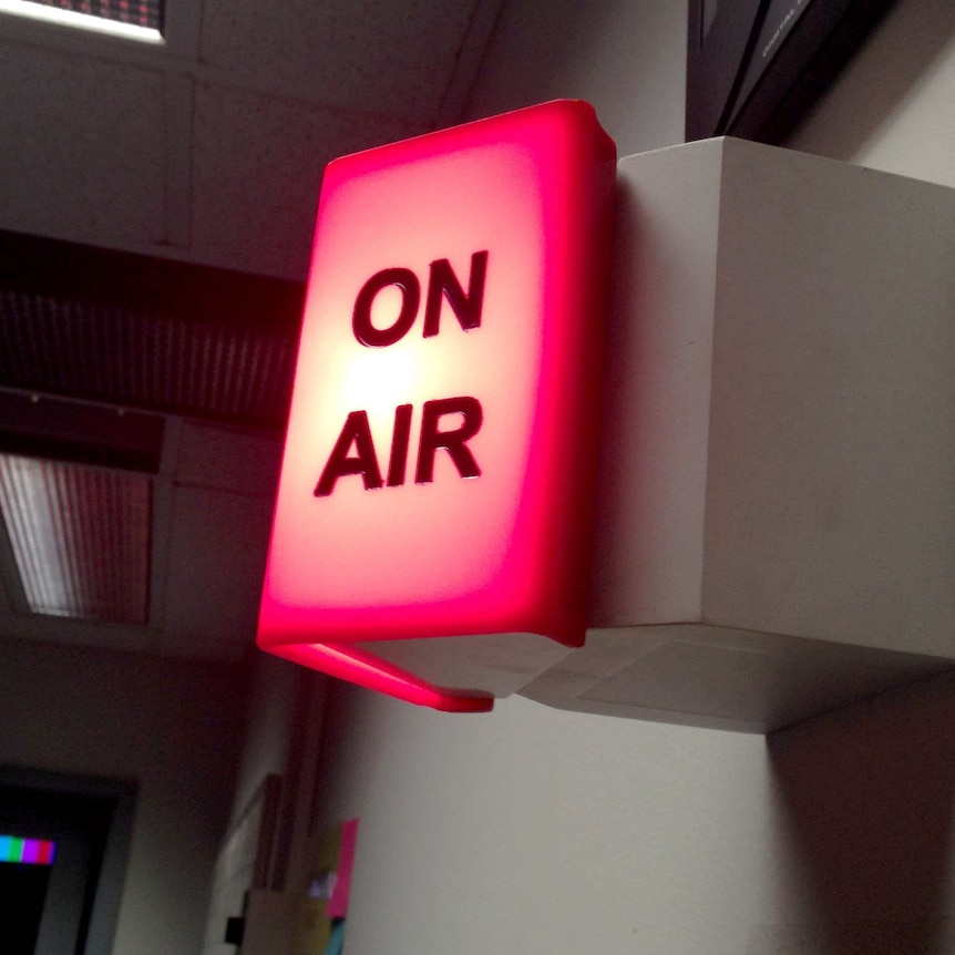 Radio studio On Air light