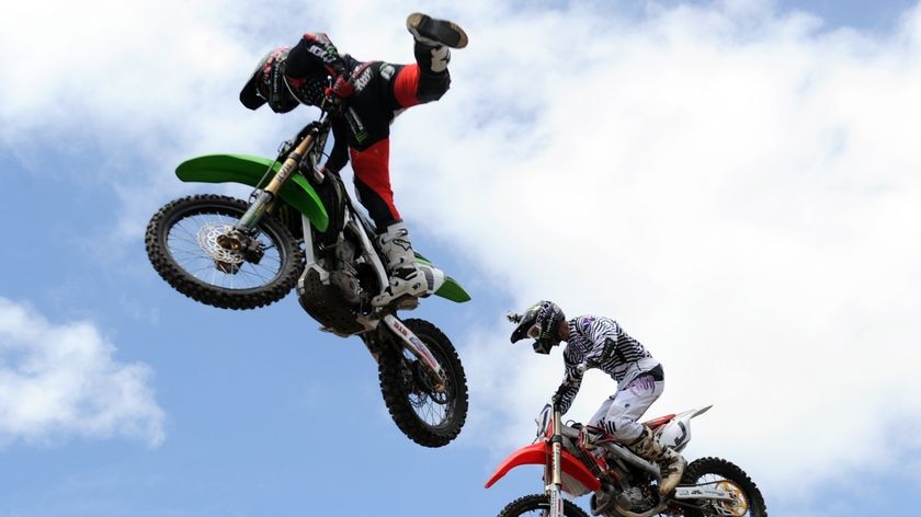 World motocross champion Chad Reed (left) recognised in Queen's Birthday honours list.