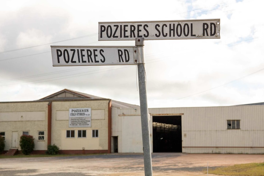 Pozieres street signs