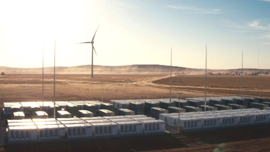 Tesla's big battery is launched in South Australia