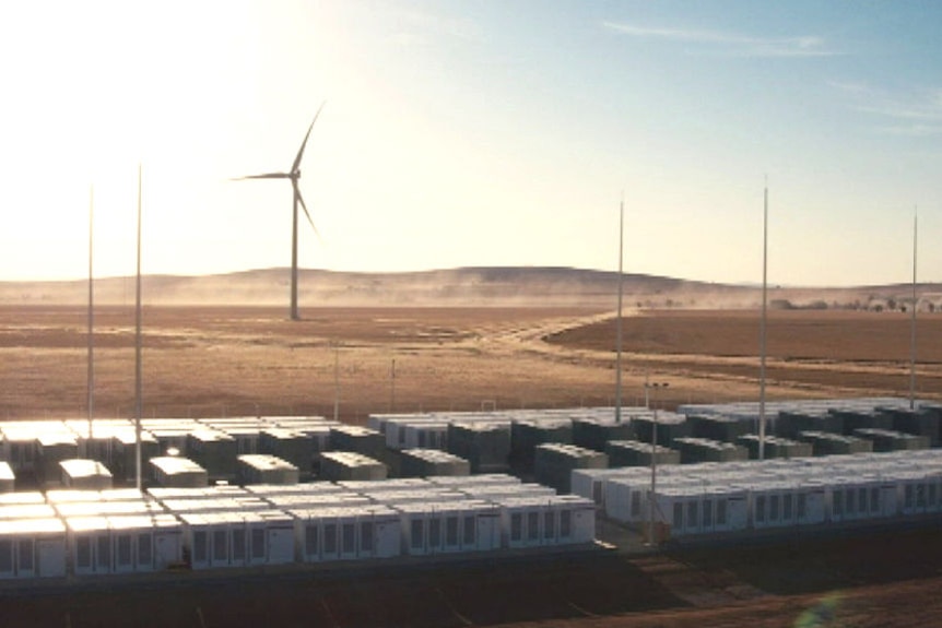 Tesla's big battery is launched in South Australia