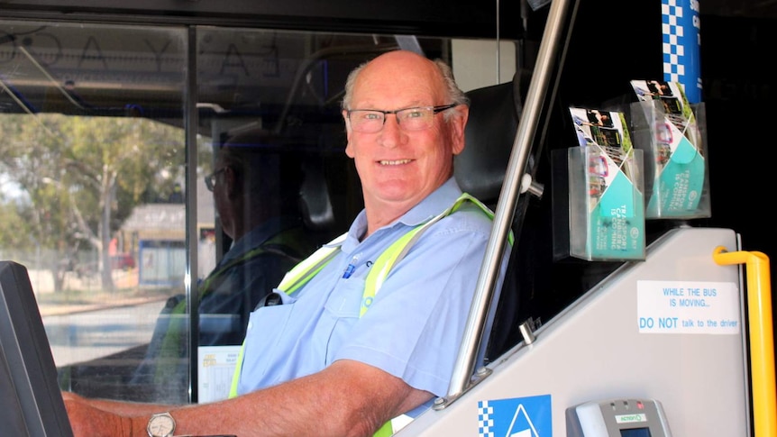 ACTION bus driver Terry Lees.