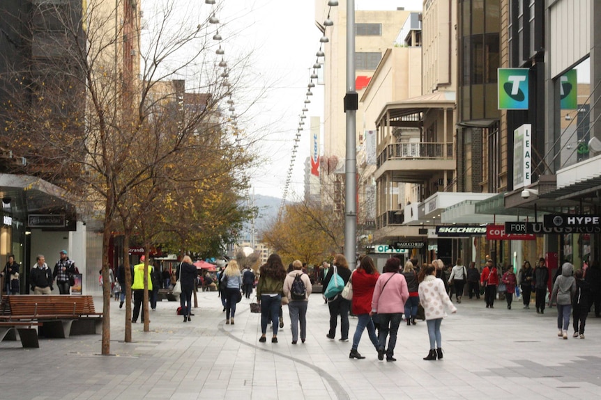 Rundle Mall in Adelaide