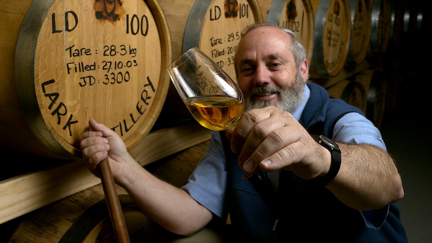 Bill Lark is the first person from the southern hemisphere to be inducted into the international Whisky Hall of Fame.