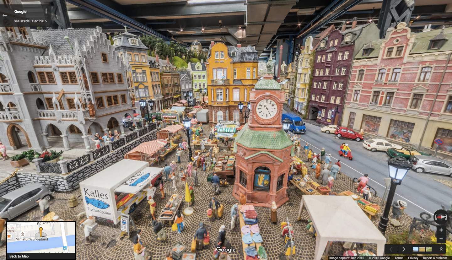 Google Street View scales down to map Miniatur Wunderland exhibit in ...