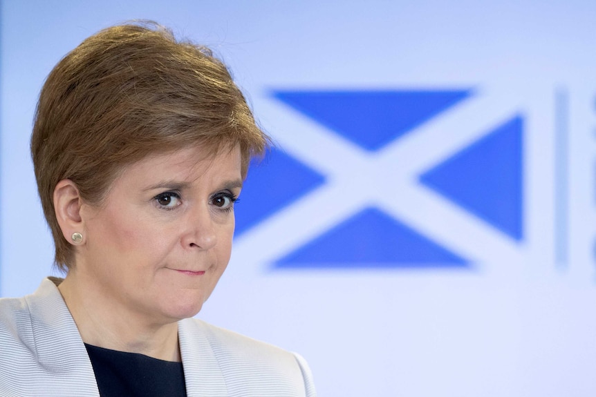 Scotland's First Minister Nicola Sturgeon holds a news conference on coronavirus.