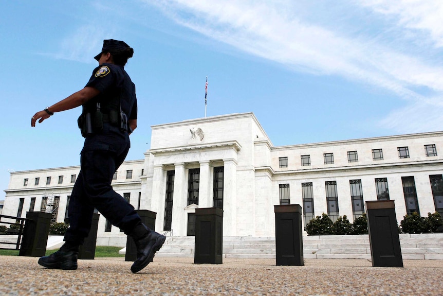 US Federal Reserve building in Washington, DC.