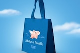 Coles bag supporting Animals Australia