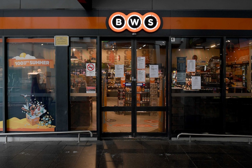 The exterior of a BWS store