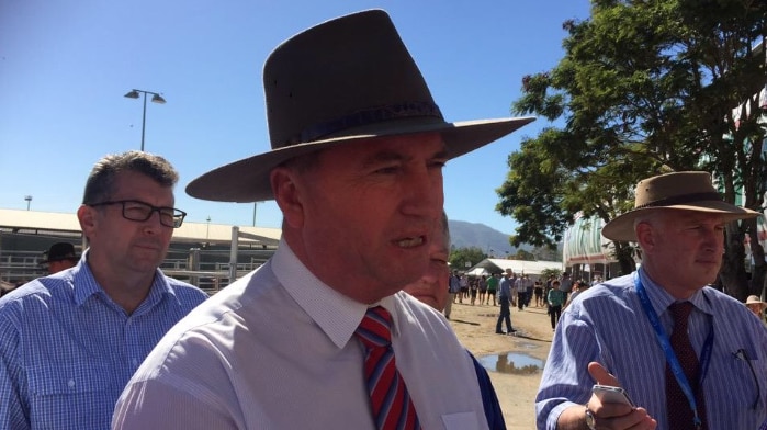 Federal Agriculture Minister Barnaby Joyce at Beef Australia 2015.