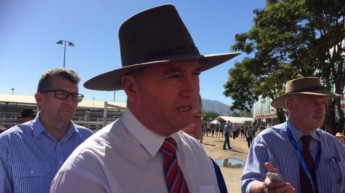 Federal Agriculture Minister Barnaby Joyce