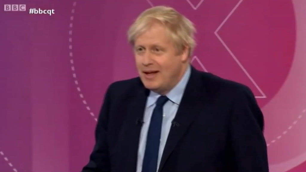 UK Prime Minister Boris Johnson Answers A Question On Truth - ABC News