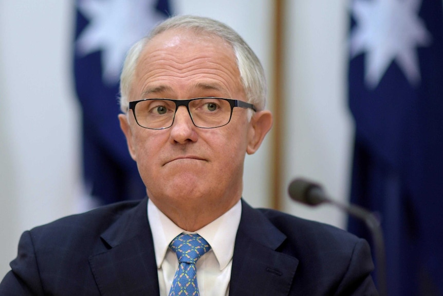 Malcolm Turnbull at NDIS funding agreement signing