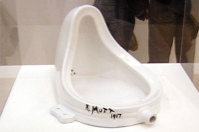 Marcel Duchamp's artwork 'Fountain'. Photo by David Shankbone, Wikimedia Commons