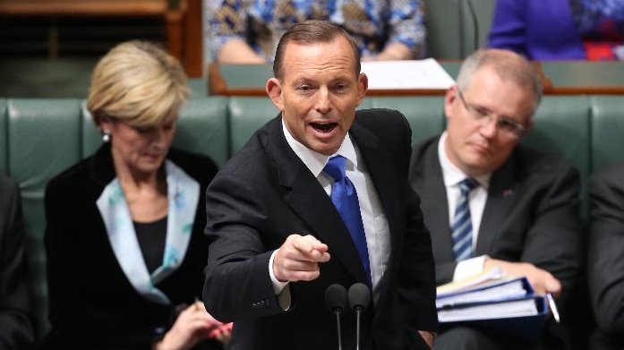 Tony Abbott in Question Time