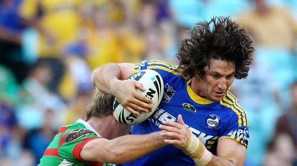 No return ... Eels great Nathan Hindmarsh has played at Parramatta Stadium for the last time