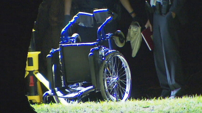 Wheelchair retrieved from Veale Gardens pond