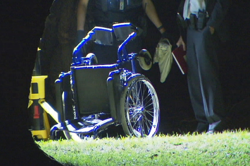 Wheelchair retrieved from Veale Gardens pond