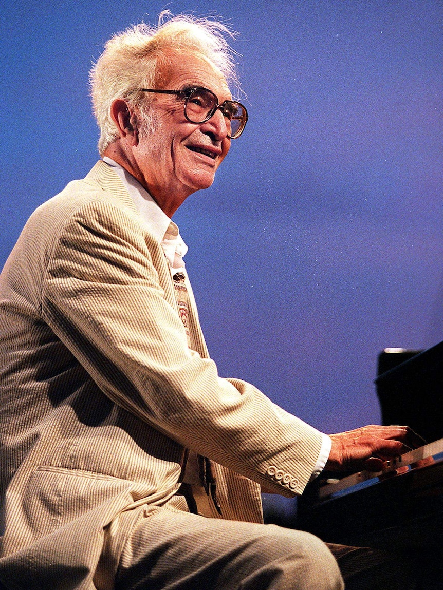 American jazz pianist, Dave Brubeck, in 1999.