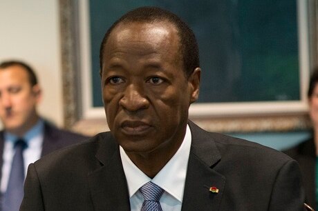 Burkina Faso's president Blaise Compaore
