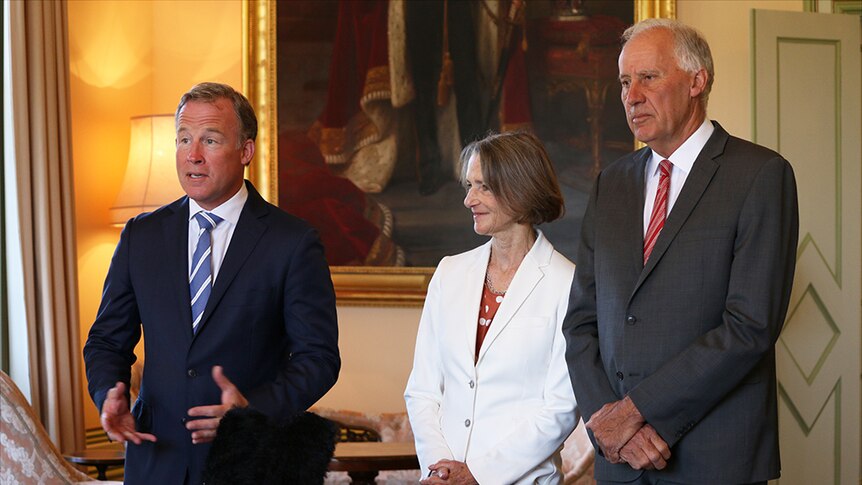 Tasmanian Premier, Kate Warner and husband