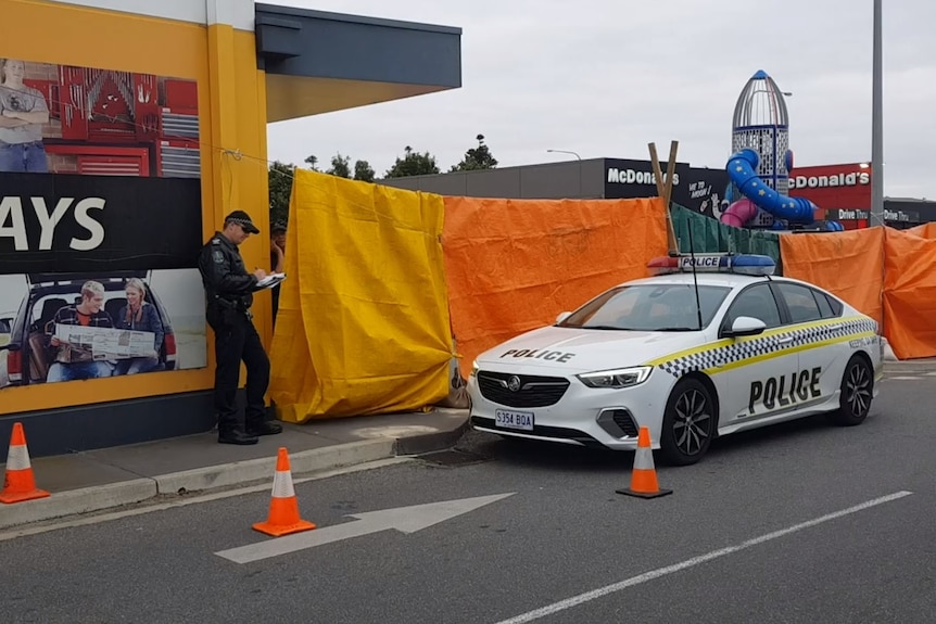 A police car in Port Lincoln.