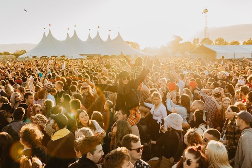 A shot of Groovin The Moo 2019 in Bendigo