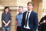 Trent Dumont outside the Adelaide District Court