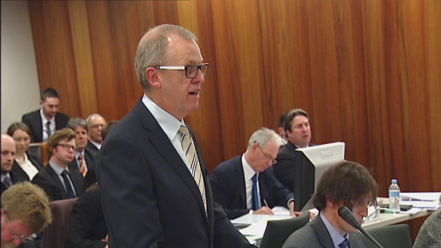 Counse;l assisting the IBAC hearings Ted Woodward